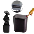 Lixeira com Tampa Click 12 Litros - Refil Bobina