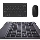 Kit Teclado E Mouse Bluetooth Sem Fio Mini Tablet Celular