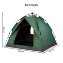 Barraca de Camping Automática para até 3 Pessoas
