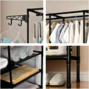 Closet Arara Grande com 4 Hastes com Cabideiro Sapateira e Prateleiras