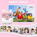 Câmera Infantil com Impressora Térmica - Vídeos, Fotos e Diversão