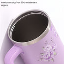 Copo Térmico Florido com Canudo 1200 ml