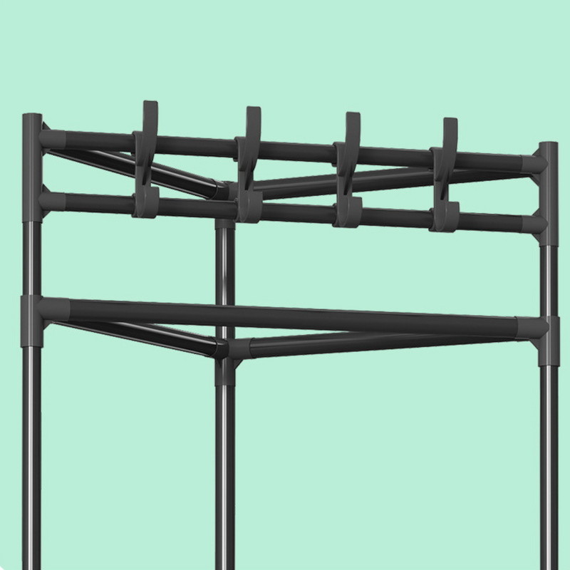 Rack Arara Cabideiro de Canto com Sapateira