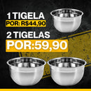 Tigela Inox 26cm Misturar Temperar ou Marinar