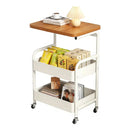 Carrinho Mesa Rack com Rodinhas