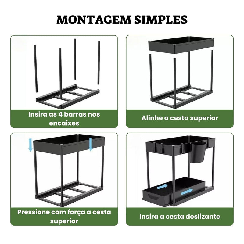 Organizador Multiuso 2 Andares