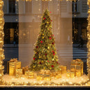 Árvore de Natal Decorativa 50 cm em Fio Metálico – Dourada, Prata, Verde ou Vermelha