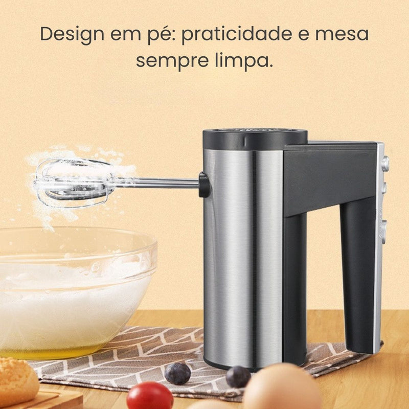 Batedeira de Mão Portátil 300W com 5 Velocidades