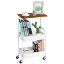Carrinho Mesa Rack com Rodinhas