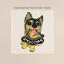 Cães e Gatos Decorativos - Cofres, Porta Canetas e Placa "Bem vindo"