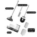 Kit de Limpeza para Banheiro 4 Peças