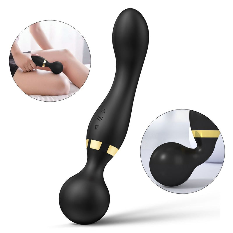 Massageador Portátil à Prova D’Água com 8 Modos de Massagem