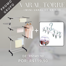 PROMO GRUPO Varal Torre Preto + Mini Varal Brinde