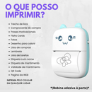Mini Impressora Térmica Sem Tinta Bluetooth