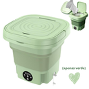Mini Máquina de Lavar Roupas Portátil 9 Litros