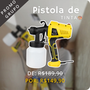 (PROMO GRUPO) Pistola de Pintura Pulverizador Elétrico Pulverizadora Potente