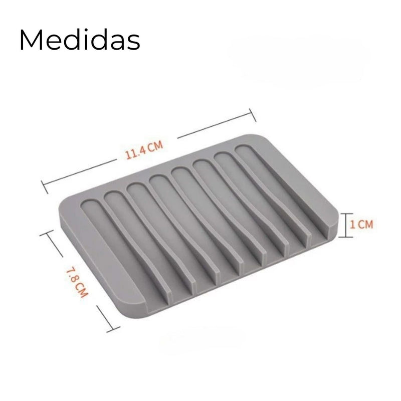 Saboneteira de Silicone com Dreno