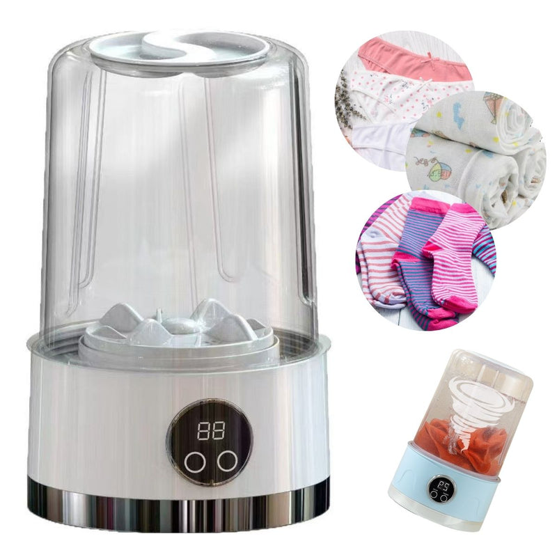 Mini Máquina de Lavar 1 Litro Portátil para Roupa Íntima