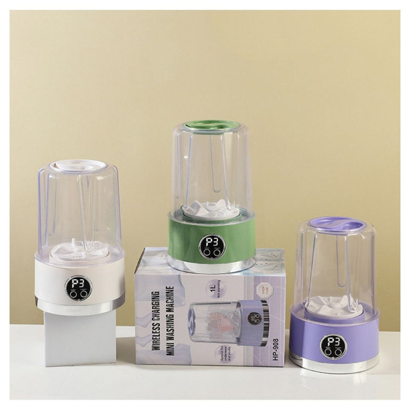 Mini Máquina de Lavar 1 Litro Portátil para Roupa Íntima