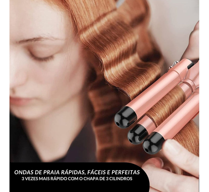 Modelador de cachos Tri ondas Ondas de praia