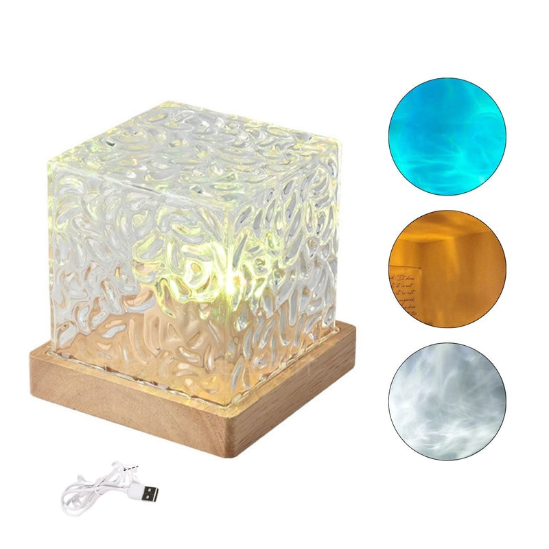 Luminária Efeito Água | Luz Relaxante e Decorativa