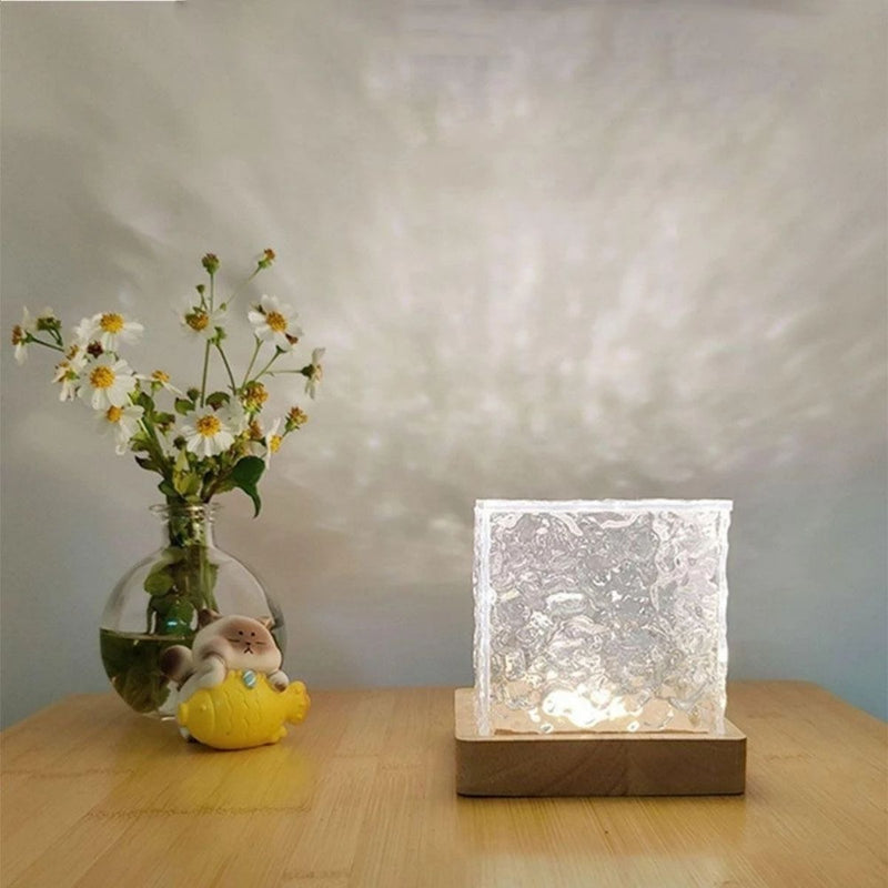 Luminária Efeito Água | Luz Relaxante e Decorativa