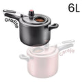 Panela de Pressão Teflon Com Visor em Vidro