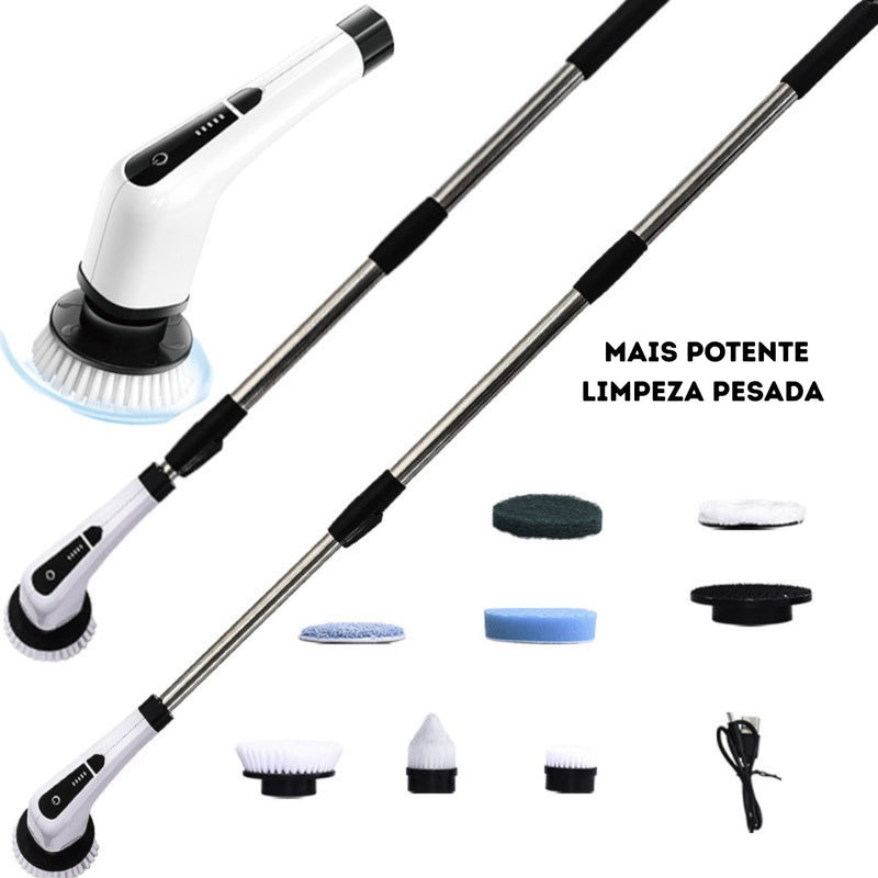 Escova Elétrica Esfregão Multiuso Cleanplus
