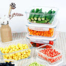 Marmita Hermética de Vidro Micro-ondas e Congelador