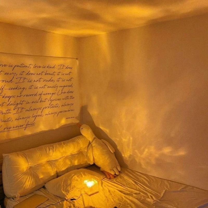 Luminária Efeito Água | Luz Relaxante e Decorativa