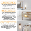 Luminária Recarregável Magnética Clean com Sensor