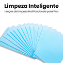Kit 60 Folhas de Limpeza para Piso Multiuso