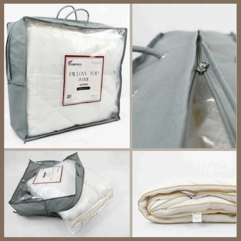Pillow Top Plume Camada de Conforto Luxo