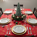 Árvore de Natal Decorativa 50 cm em Fio Metálico – Dourada, Prata, Verde ou Vermelha