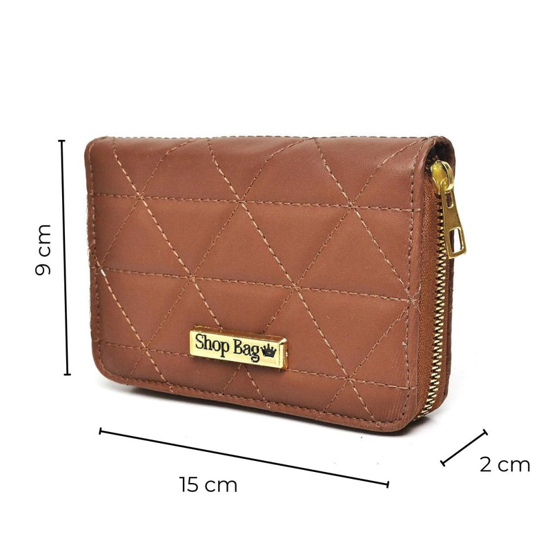 Carteira Feminina de Couro Sintético Dubai