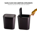 Lixeira com Tampa Click 12 Litros - Refil Bobina