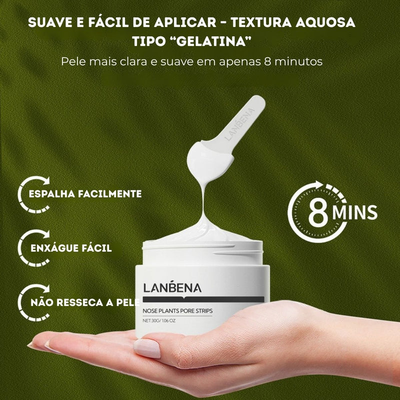 Removedor de Cravos Lanbena - Pote com Aplicador