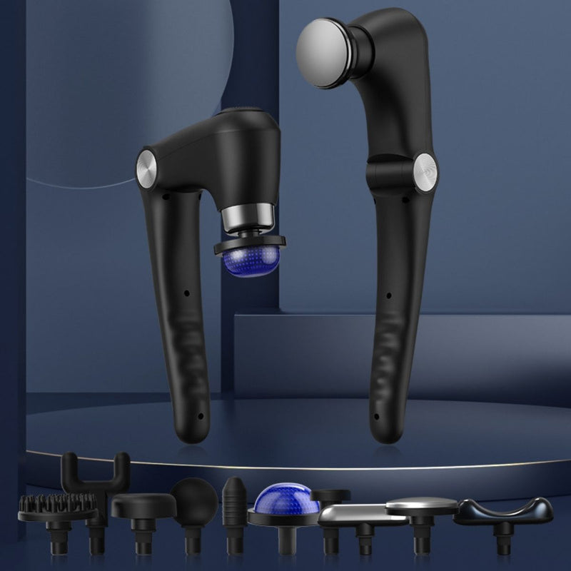 Pistola Massageadora Ergonômica Quente & Frio com 10 Ponteiras