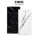 Kit 10 Placas Adesivas 30x60 Marmorizados