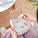 Lixeira de Mesa Luxo com Tampa Clique