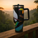 Copo Térmico Tucano com Canudo 1200 ml