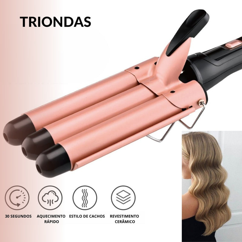 Modelador de cachos Tri ondas Ondas de praia