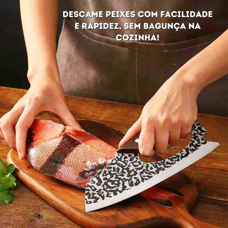 Cutelo churrasco inox cabo king