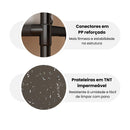 Closet Arara Grande com 4 Hastes com Cabideiro Sapateira e Prateleiras