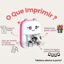 Mini Impressora Térmica Sem Tinta Bluetooth