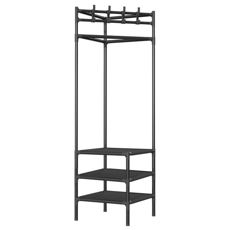 Rack Arara Cabideiro de Canto com Sapateira