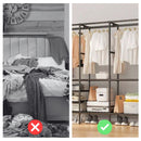 Closet Arara Grande com 4 Hastes com Cabideiro Sapateira e Prateleiras