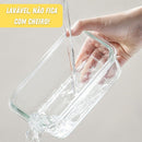 Marmita Hermética de Vidro Micro-ondas e Congelador