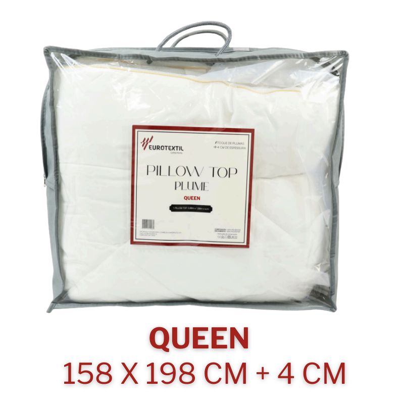 Pillow Top Plume Camada de Conforto Luxo