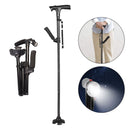 Bengala Dobrável com Apoio Lateral e Luz Led